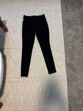 American Eagle Women's High-Rise Jegging Dream Stretch Black Jeans Size 10 Long